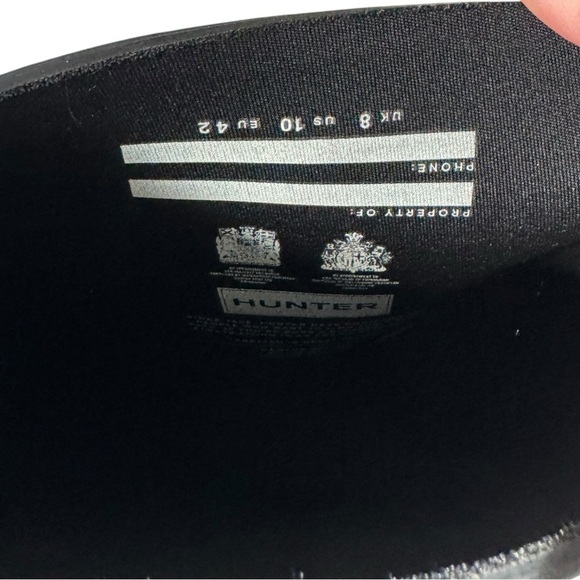 Hunter Black Women's Winter & Rain Boots - Picture 7 of 15